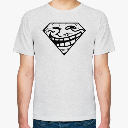 Футболка Trollface & Superman