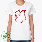 Женская футболка органик