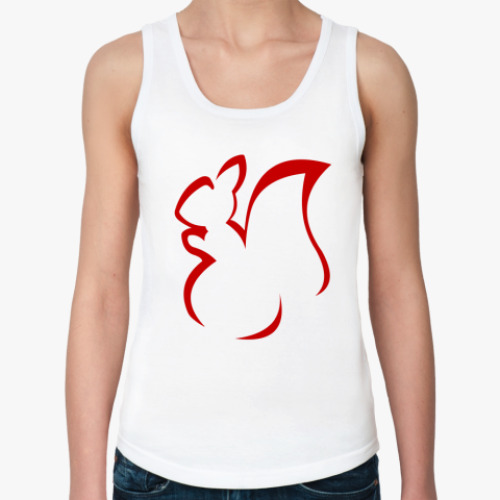 Женская майка с принтом RedBelka