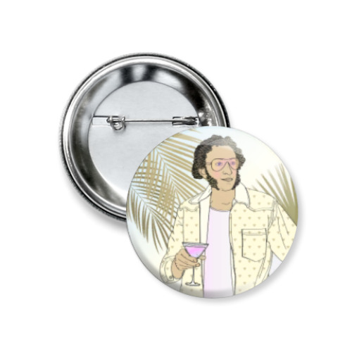 Значок 37мм Летний Пушкин