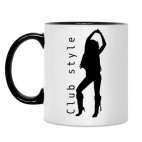 Кружка двухцветная