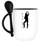 Кружка с ложкой