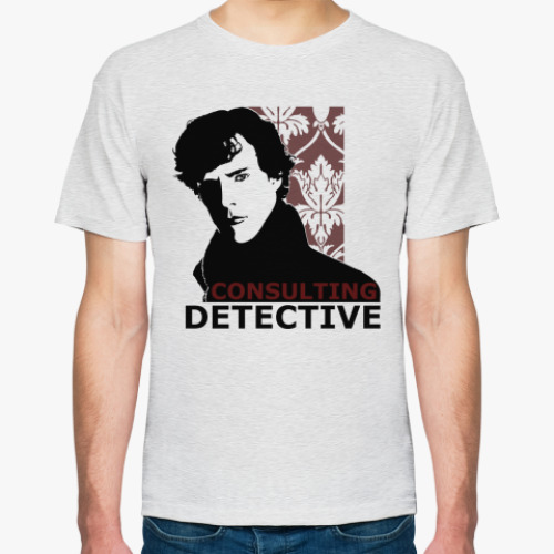 Футболка с принтом  Шерлок