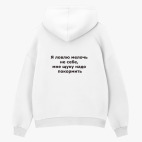 Толстовка худи оверсайз