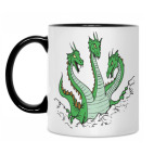 Кружка двухцветная