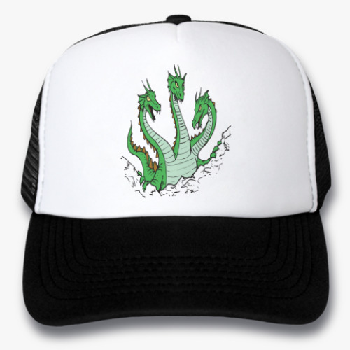 Кепка-тракер с принтом  Дракон