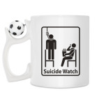 Кружка с футбольным мячиком