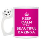 Кружка с футбольным мячиком