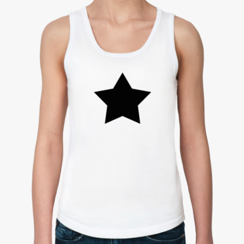 Женская майка с принтом STAR