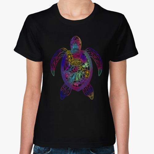 Женская футболка Океанская черепаха