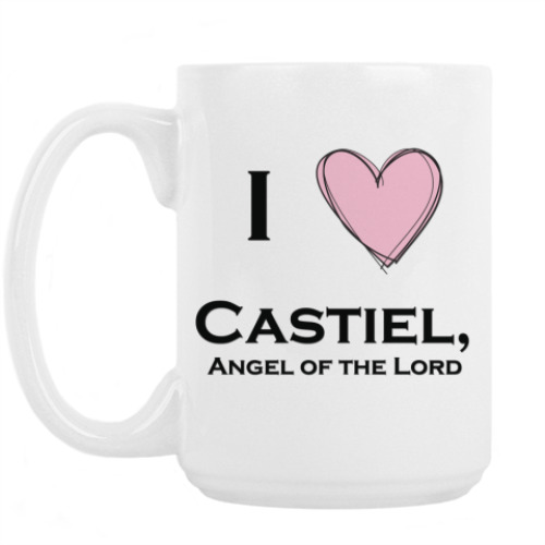 Кружка I love Castiel