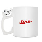 Кружка с футбольным мячиком