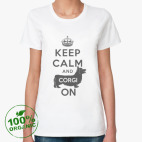 Женская футболка органик