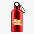 Металлическая бутылка 400 мл UV-DTF