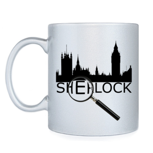 Кружка с принтом Лондон-Шерлок