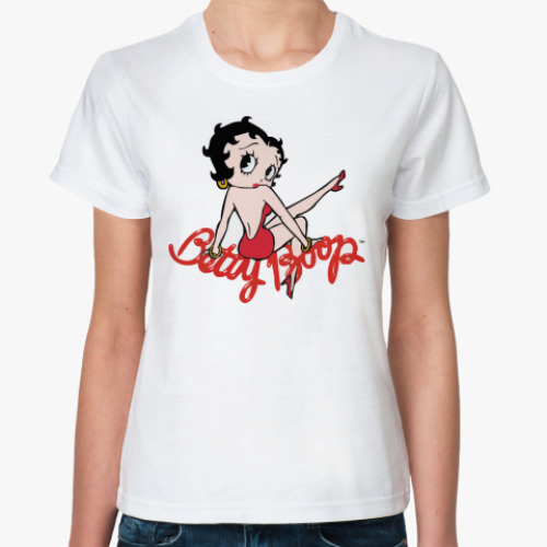 Классическая футболка  футболка Betty Boop