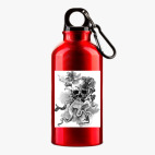 Металлическая бутылка 400 мл UV-DTF