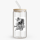 Банка с бамбуковой крышкой