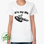 Женская футболка органик