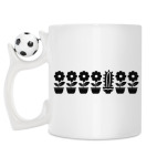Кружка с футбольным мячиком