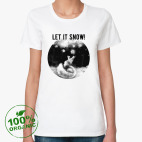 Женская футболка органик