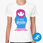 Женская спортивная футболка