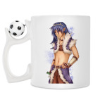 Кружка с футбольным мячиком