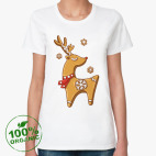 Женская футболка органик