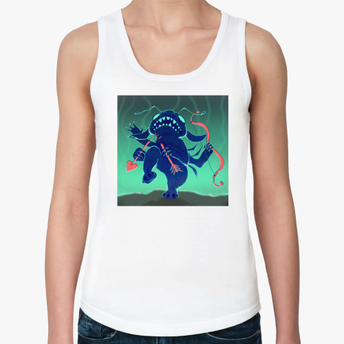 Женская майка Стич АнтиВалентин