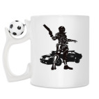 Кружка с футбольным мячиком