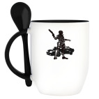 Кружка с ложкой