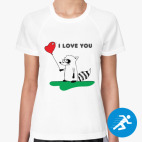 Женская спортивная футболка