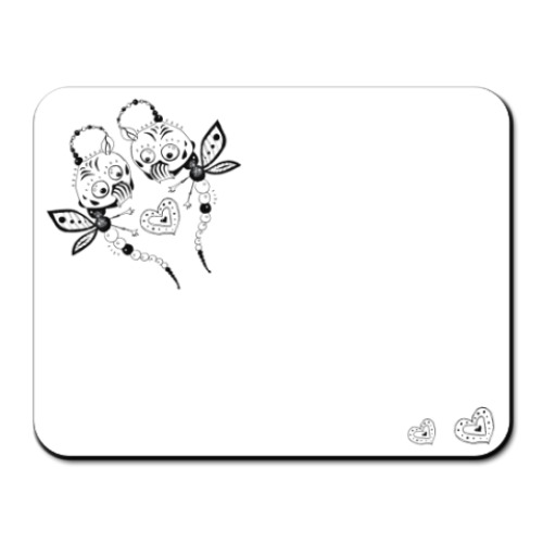 Коврик для мыши любовь