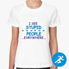 Женская спортивная футболка