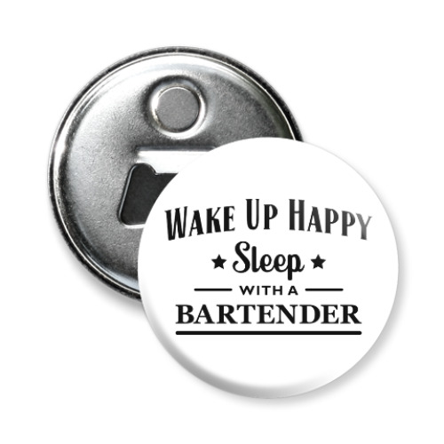 Магнит-открывашка Sleep With A Bartender