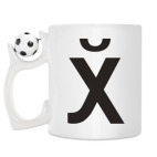 Кружка с футбольным мячиком