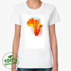 Женская футболка органик