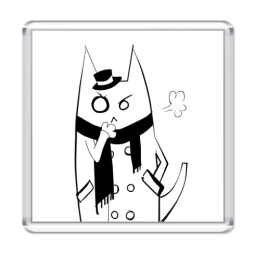 Магнит с принтом   Коты