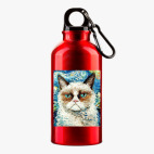 Металлическая бутылка 400 мл UV-DTF