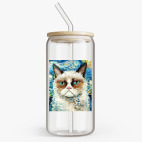 Банка с бамбуковой крышкой