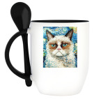 Кружка с ложкой