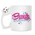 Кружка с футбольным мячиком