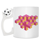 Кружка с футбольным мячиком