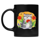 Кружка цветная UV-DTF