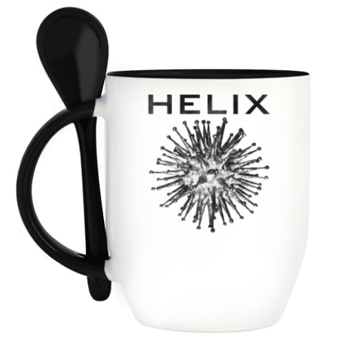 Кружка с ложкой Helix