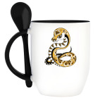 Кружка с ложкой