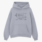 Толстовка худи оверсайз