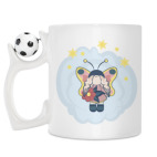 Кружка с футбольным мячиком