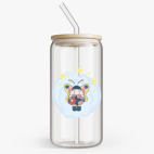 Банка с бамбуковой крышкой