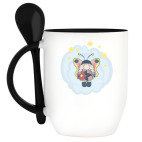 Кружка с ложкой